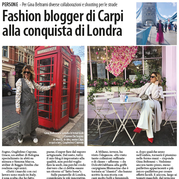 Fashion blogger di Carpi alla conquista di Londra